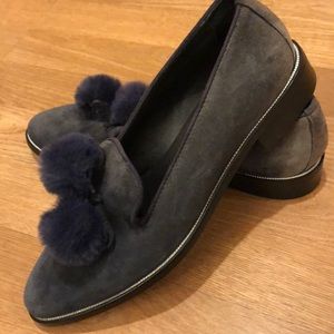 Lisa kay london Petrol Suede leather shoes size 39